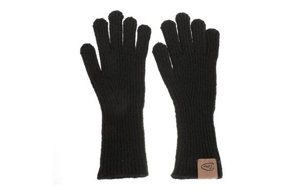 Black Holz handschoenen