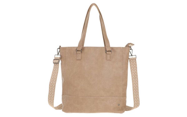 Taupe Schoudertas / Shopper Clever