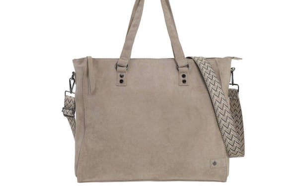 Taupe Shopper/Schooltas Riga