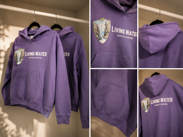 LWDC Paarse Hoodie - Kids