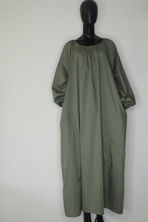 Robe longue ample en coton