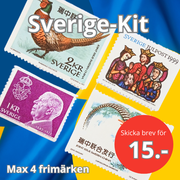 SverigeKit - skicka brev för 15 kr
