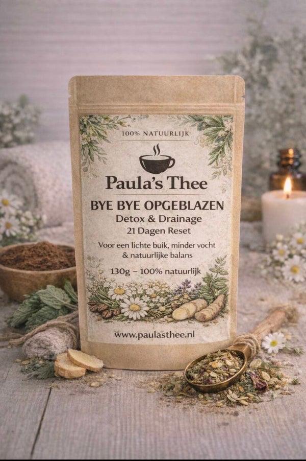 Bye Bye Opgeblazen - Detox & Drainage – 21 Dagen Reset (130g)