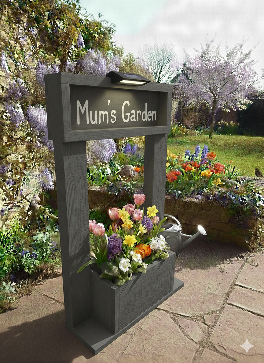 Unique handmade personalised garden planter