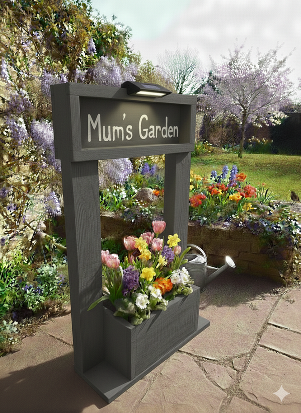 Unique handmade personalised garden planter