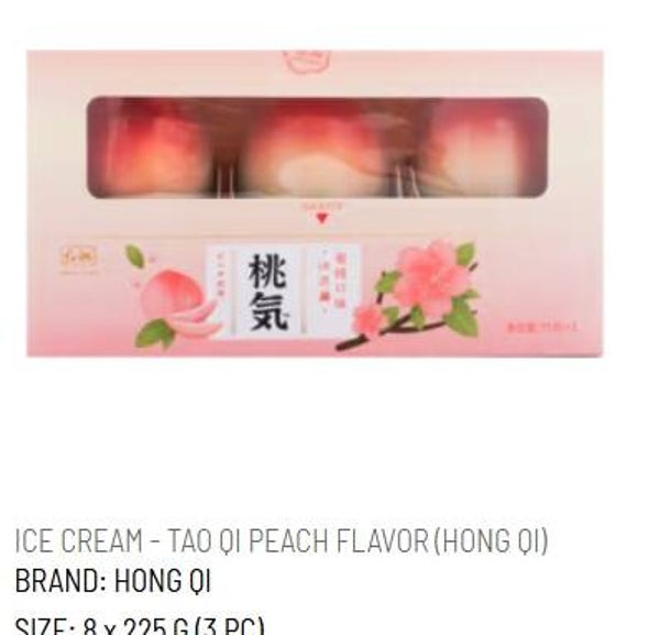 ICE CREAM -PEACH FLAVOR