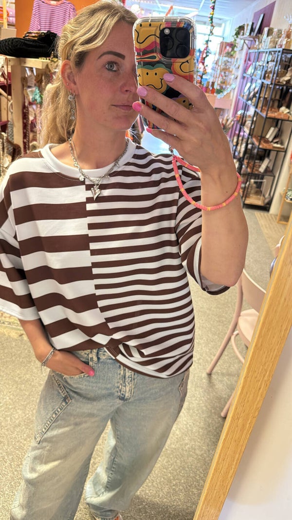 Streep shirt asymmetrisch