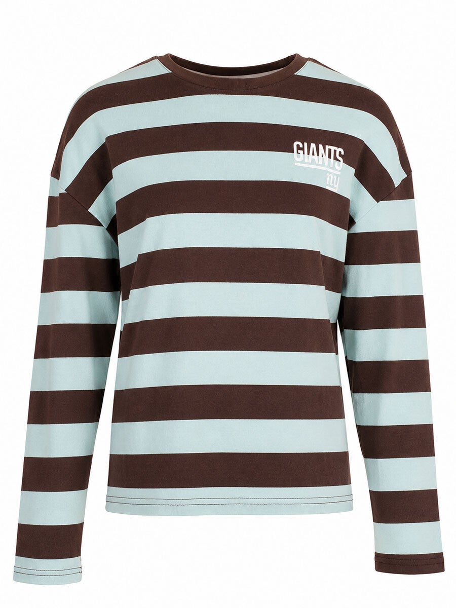 Longsleeve - blauw/bruin