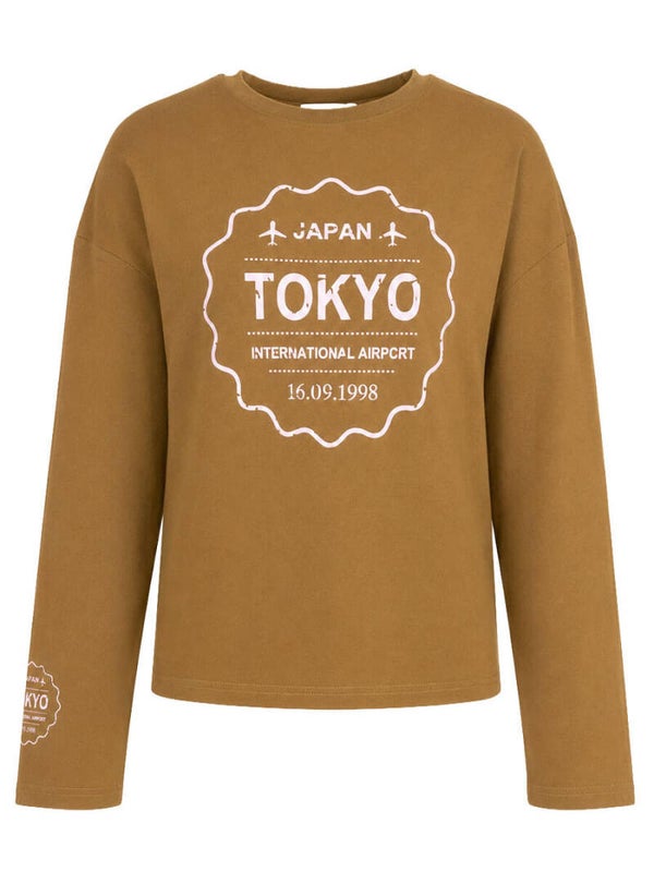 Longsleeve groen/roze