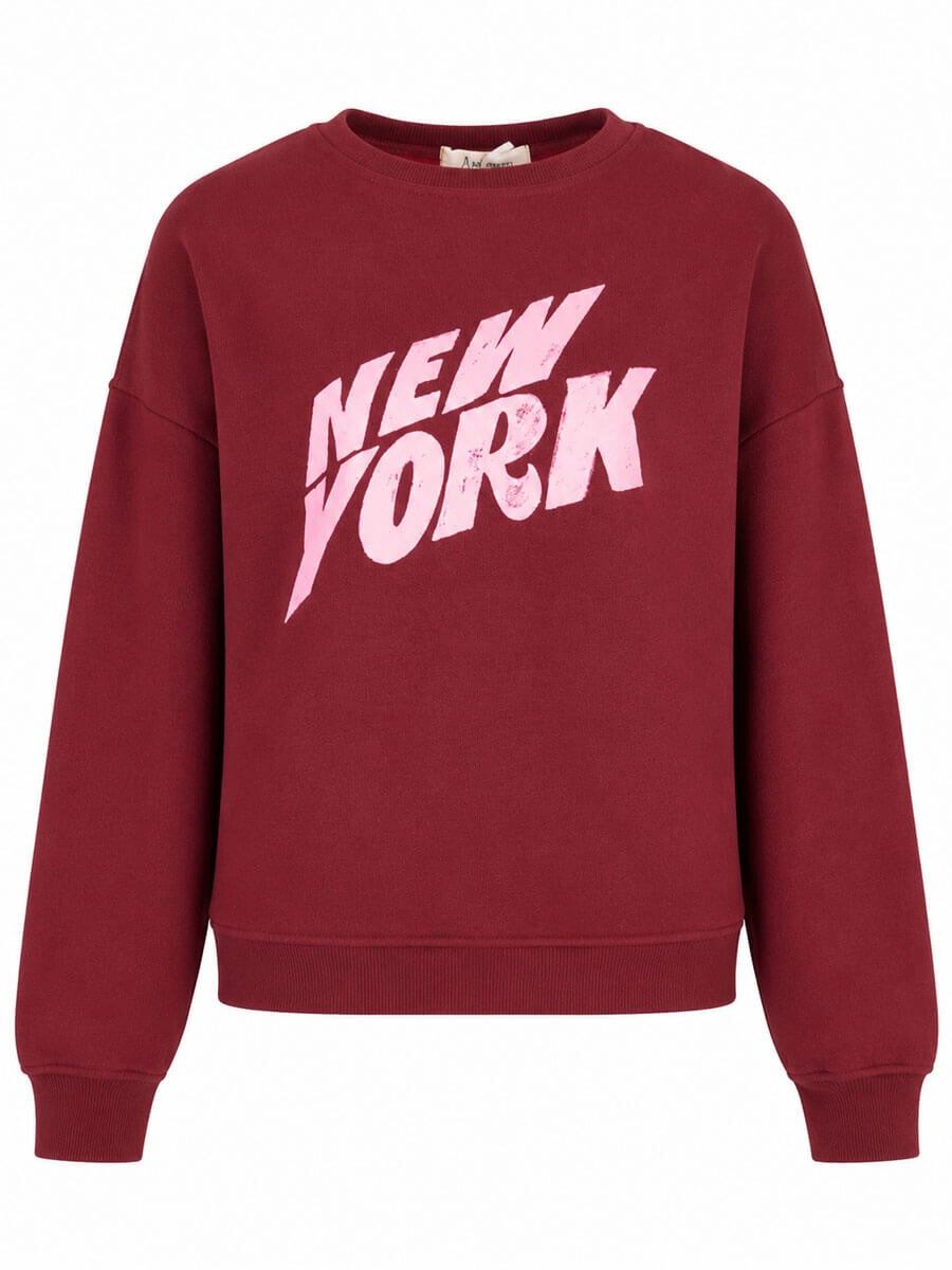 Sweater NY - bordeaux