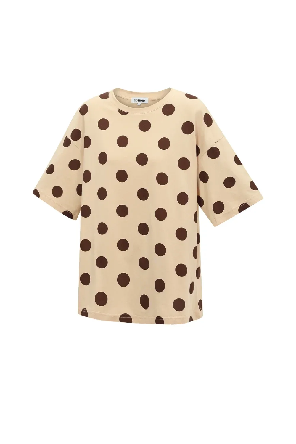 Polkadot t-shirt - Beige