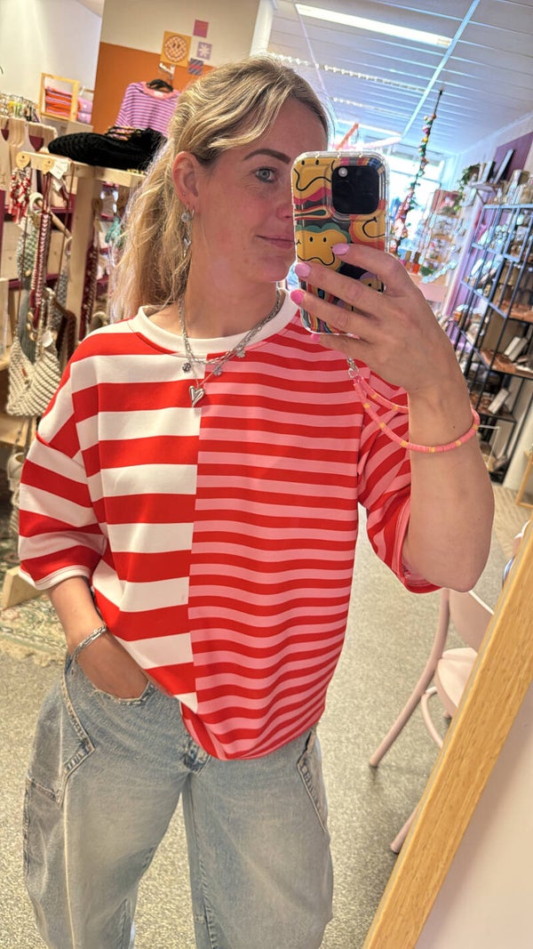 Streep shirt asymmetrisch