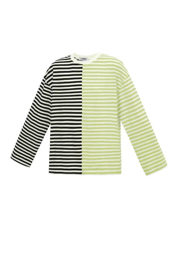Longsleeve Asymmetrisch - Green