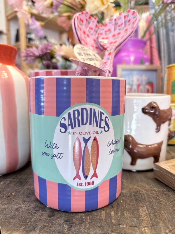 Planter - Sardines - Roze blauw