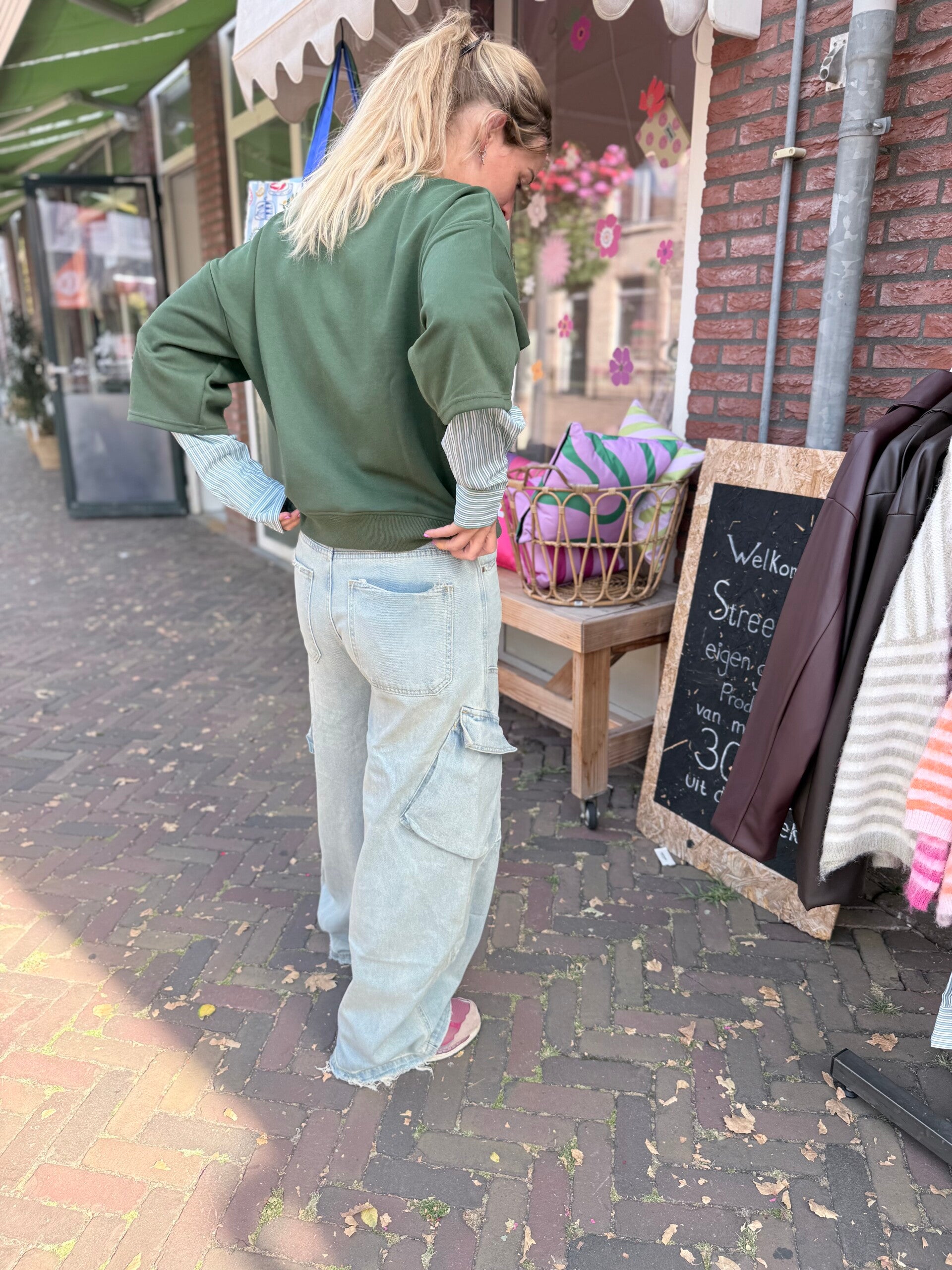 Balloon cargo jeans