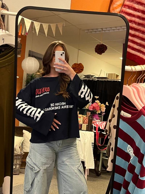 Longsleeve whwh - Donkerblauw