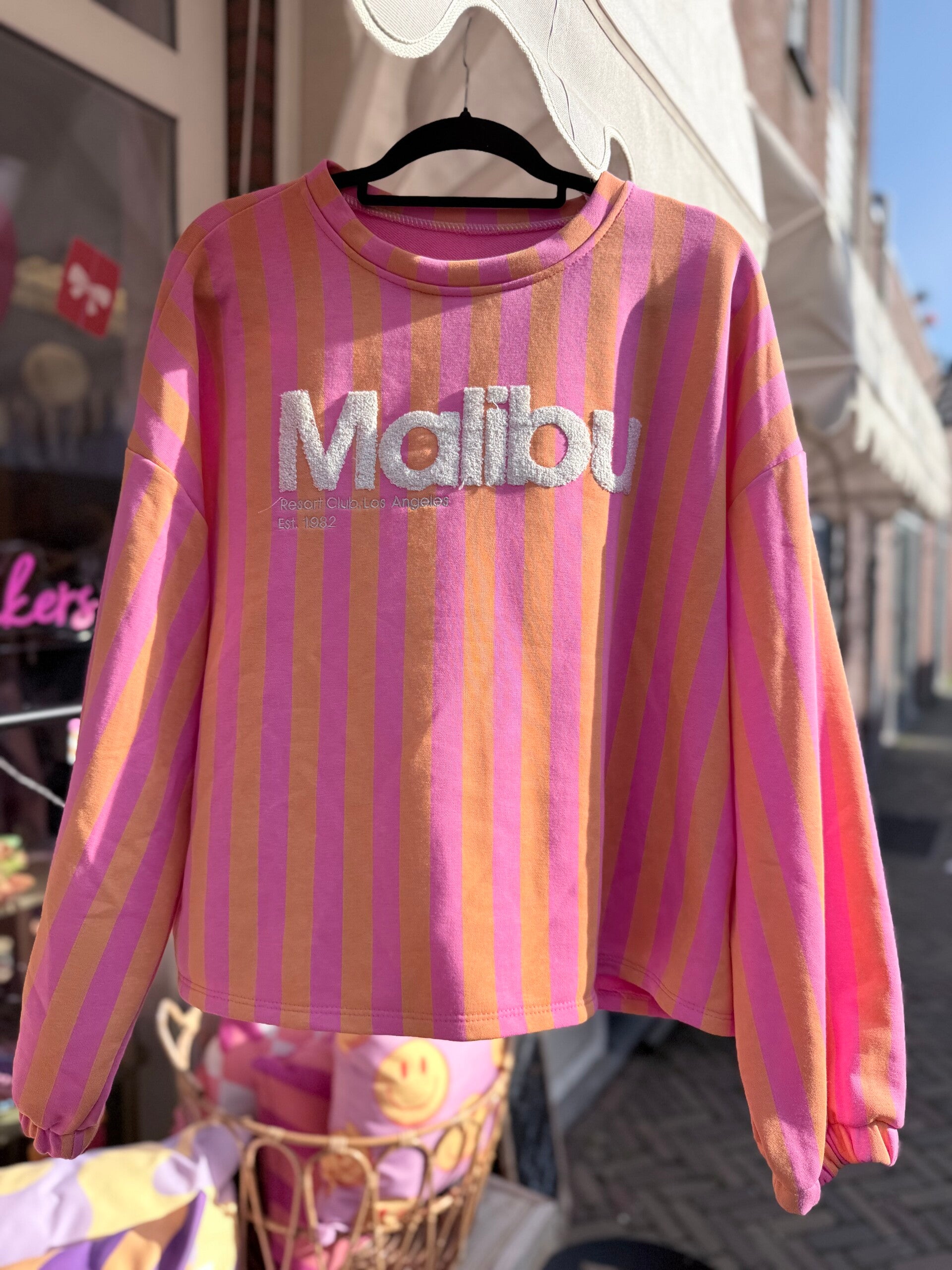 Sweater Malibu roze/oranje