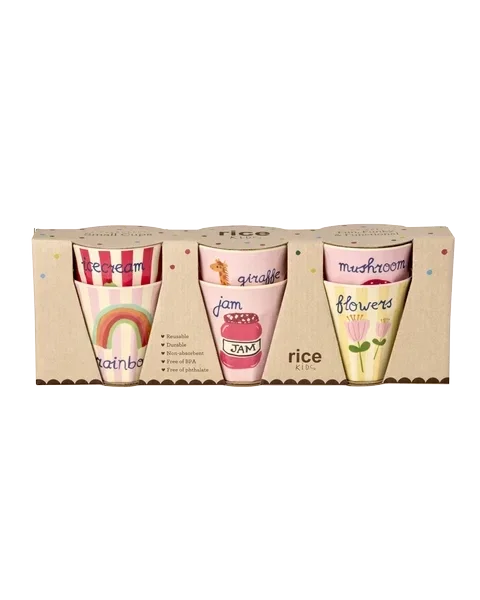 Kidsbeker - Set 6 stuks ABC print