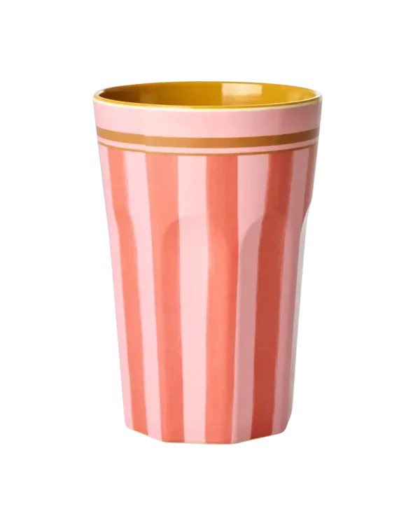 Grote beker - Organic stripes print