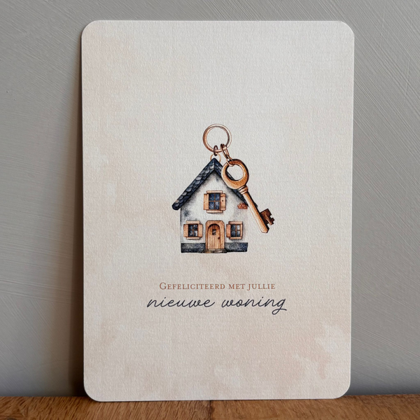 Kaart nieuwe woning