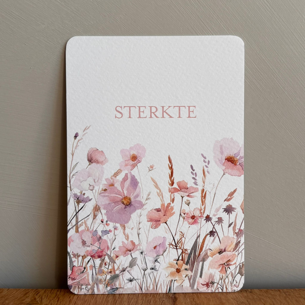 Kaart bloemen | Sterkte
