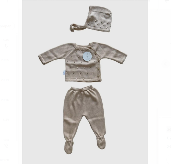 Setje van drie | Zandkleur 👶🤎