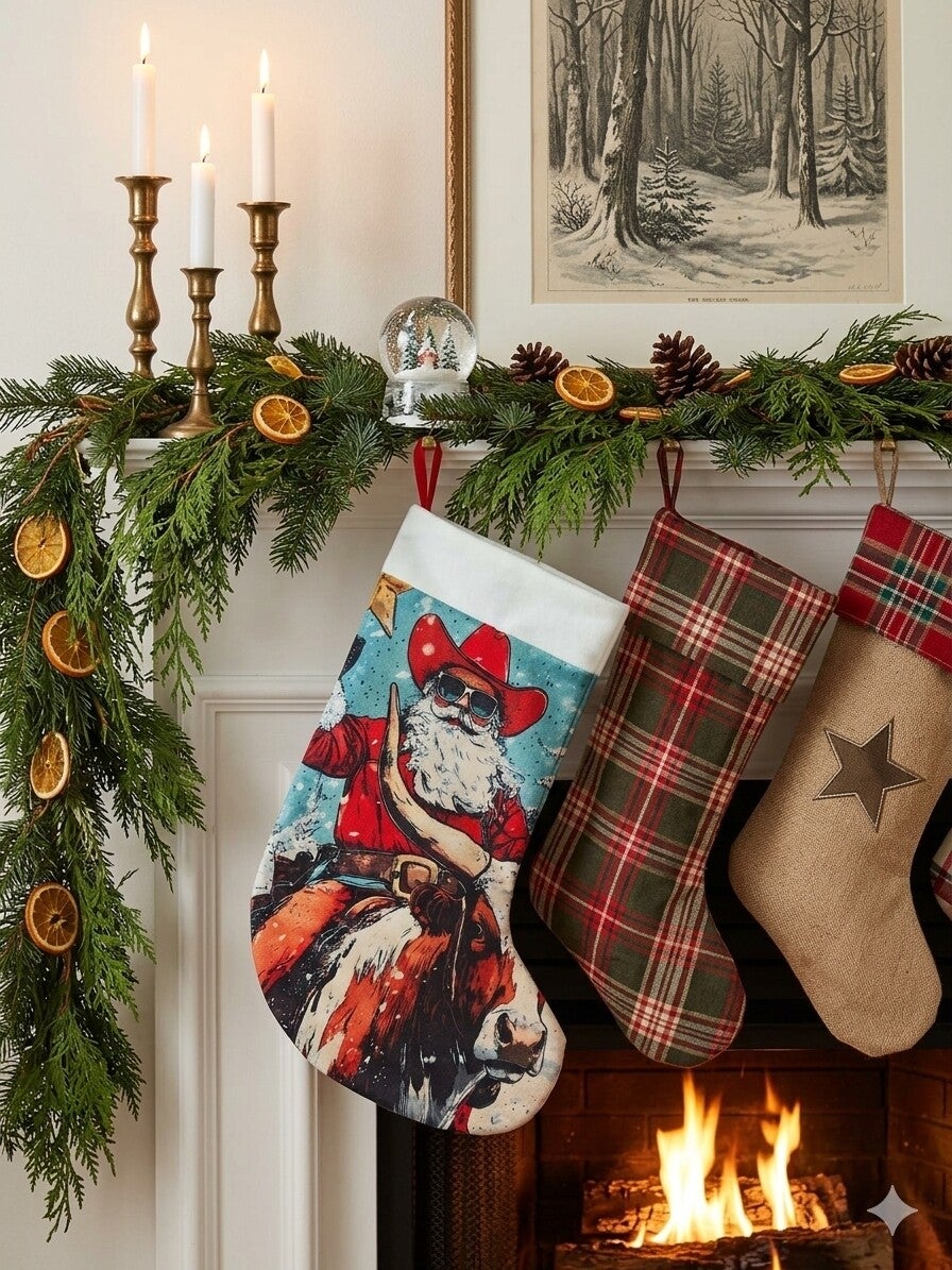 Western Christmas Stockings – Rustic Southwest Holiday Décor