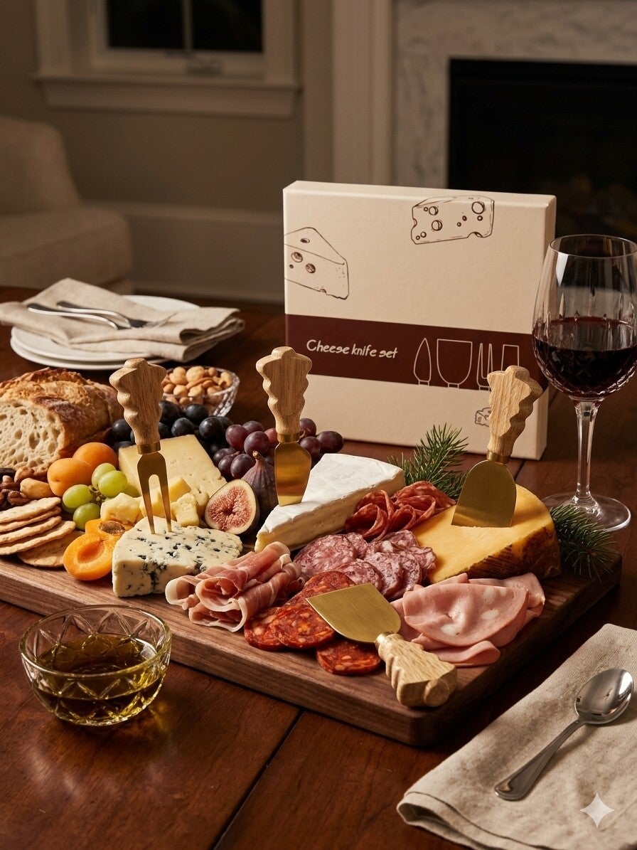 Charcuterie Utensil Set – Elegant Tree Handle Collection