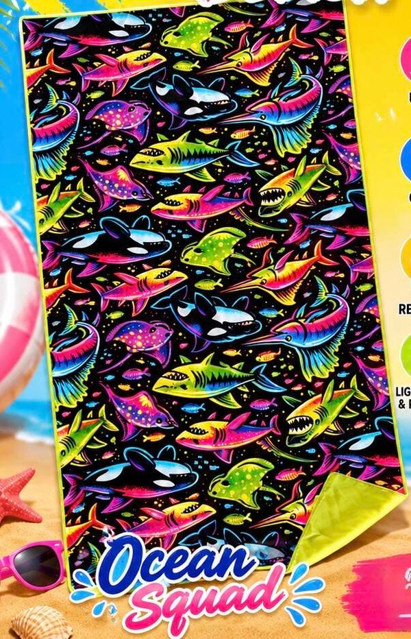 Ocean Squad Microfiber Towel