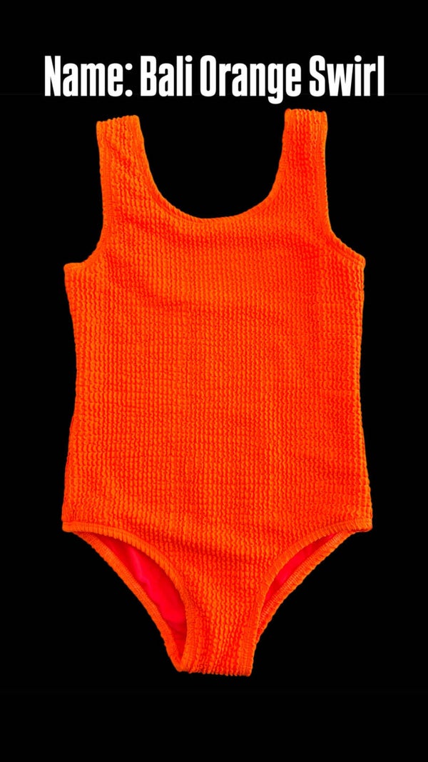 Bali Orange Swirl