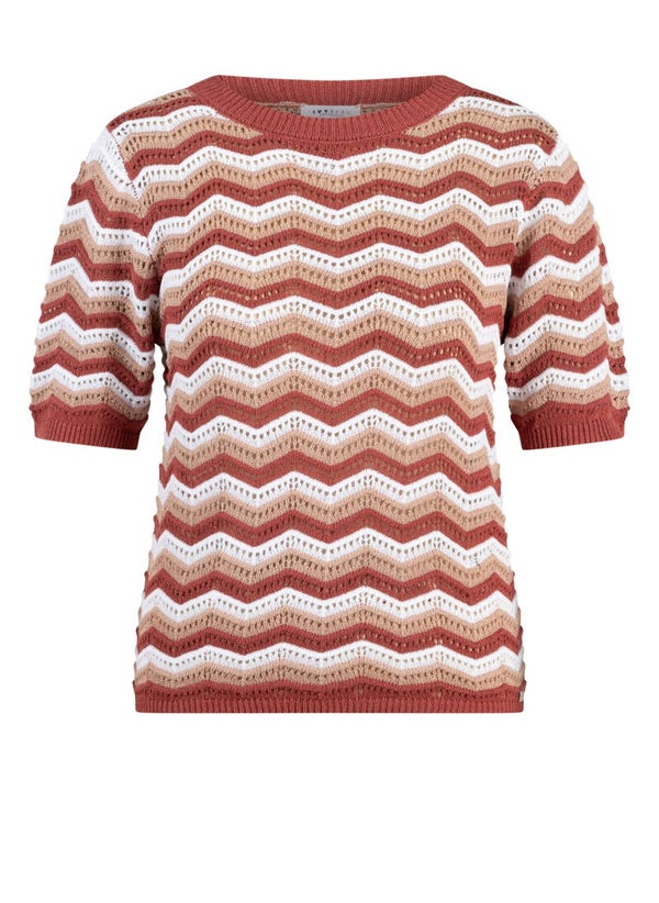 Ivy Beau Truitje Djuna multicolor rood