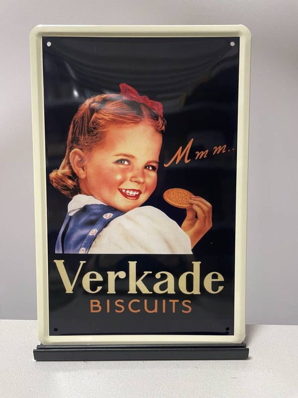 Verkade metalen reclamebord (Old Look)