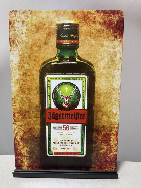 Jagermeister metalen reclamebord (Old Look)