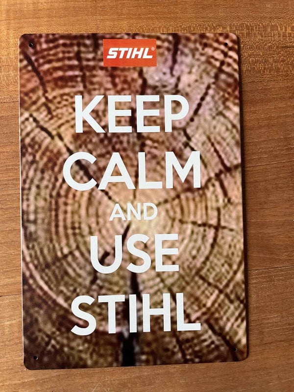 STIHL metalen reclamebord / wandbord (Old Look)