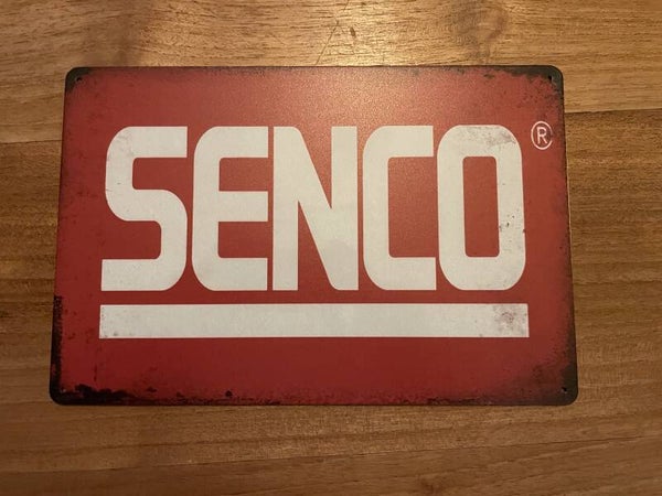 Senco metalen reclamebord / wandbord (old Look)