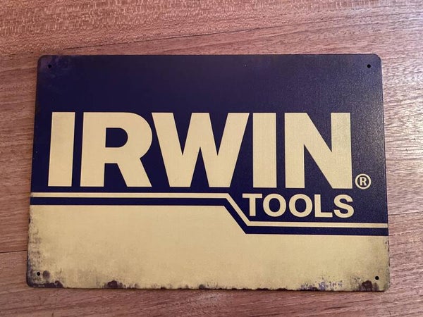Irwin Tools metalen reclamebord / wandbord (Old Look)