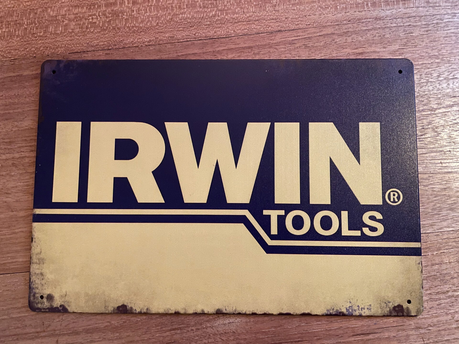Irwin Tools metalen reclamebord / wandbord (Old Look)