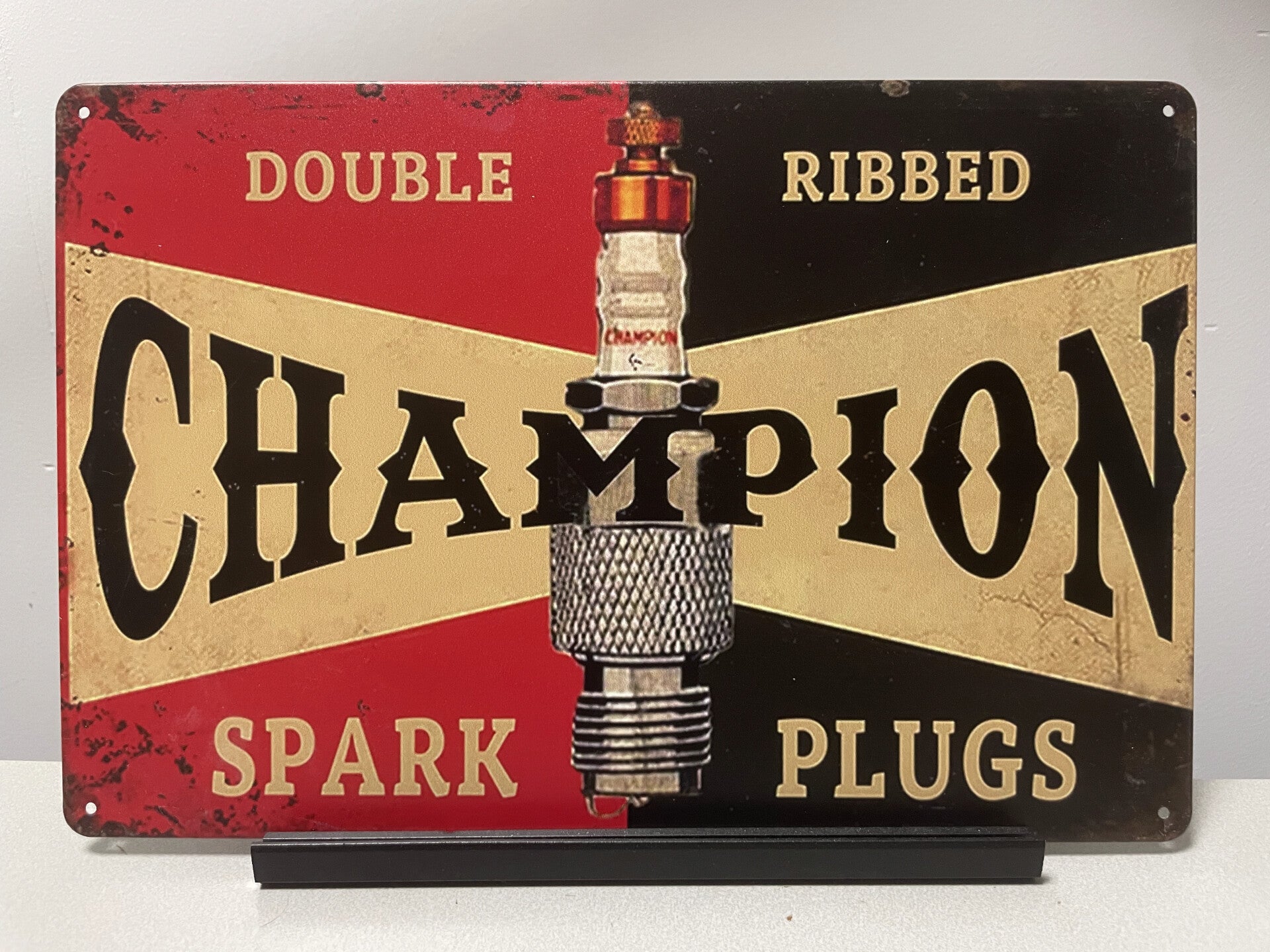 Champion Spark Plugs metalen reclamebord (Old Look)