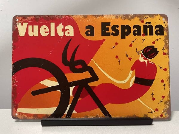 Vuelta (wielrennen) metalen bord (Old Look)