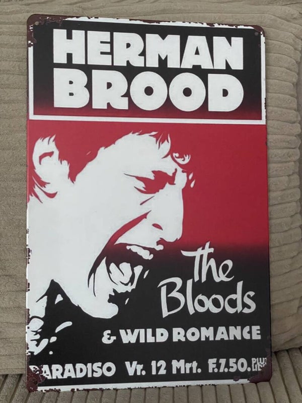 Herman Brood reclamebord (Old Look)