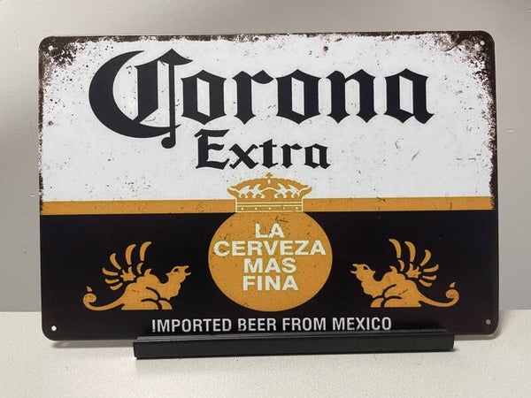 Corona metalen reclamebord (Old Look)