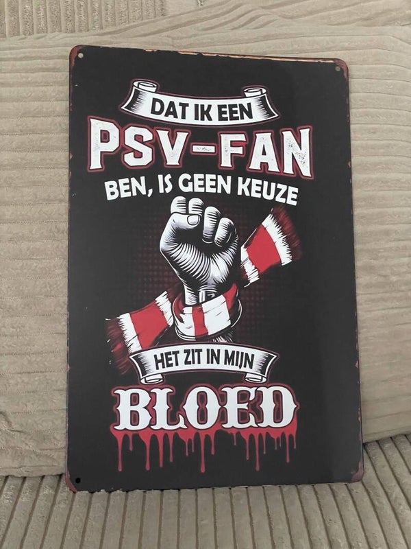 PSV reclamebord / wandbord (Old Look)