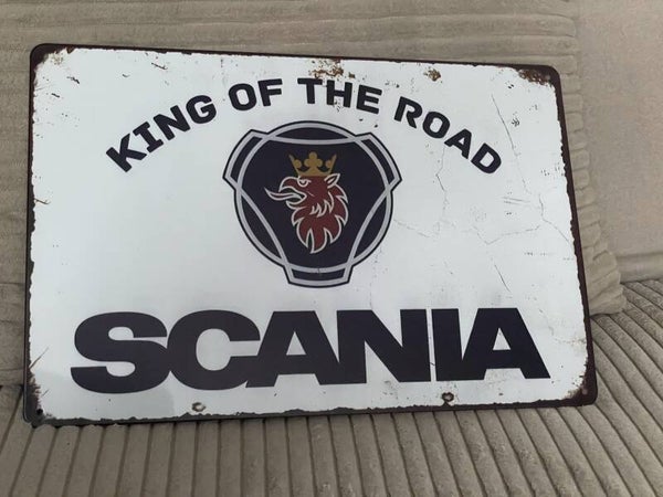 Scania reclamebord / wandbord (Old Look)