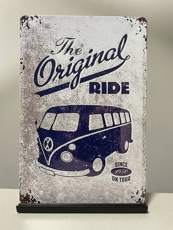 VW Volkswagen bus T1 metalen wandbord (Old Look)