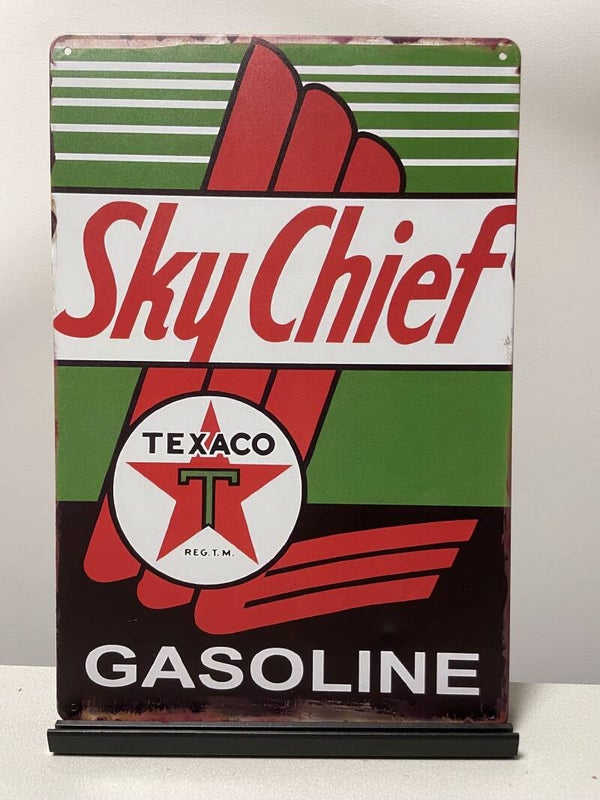 Sky Chief Texaco metalen reclamebord (Old Look)