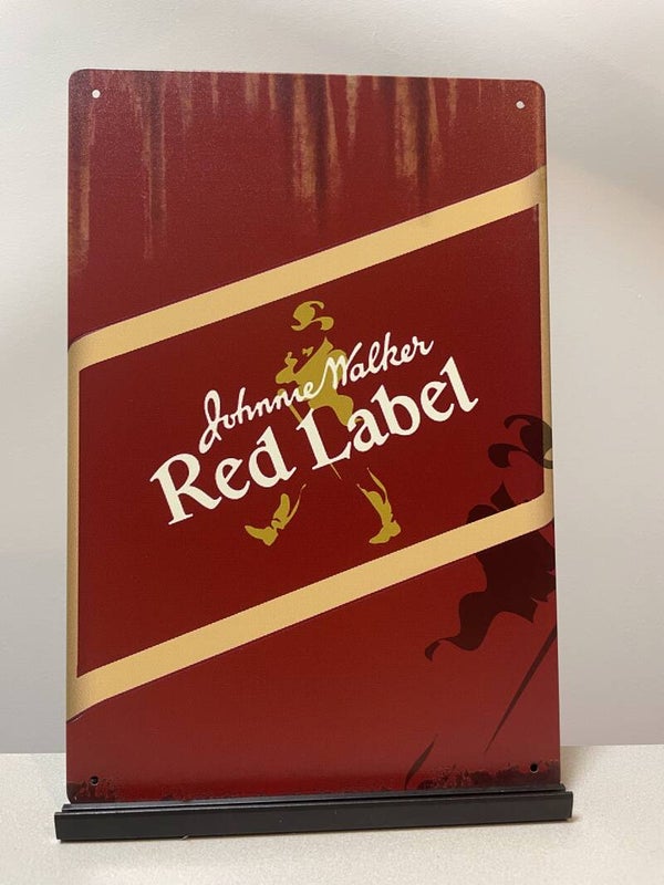 Johnnie Walker Red label reclamebord