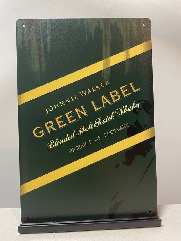 Johnnie Walker Green label reclamebord
