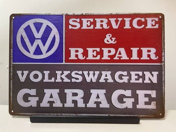Volkswagen garage metalen reclamebord / wandbord (Old Look)