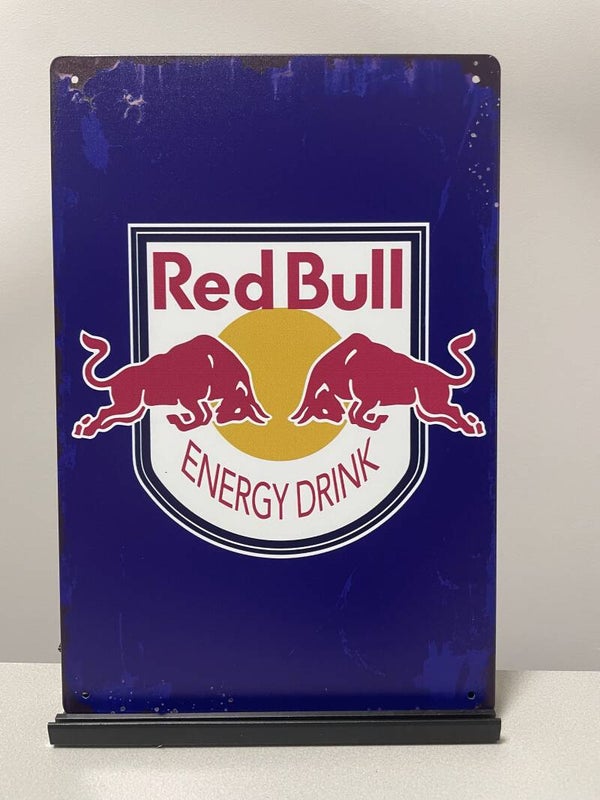 Red Bull Energy Drink metalen reclamebord / wandbord (Old look)