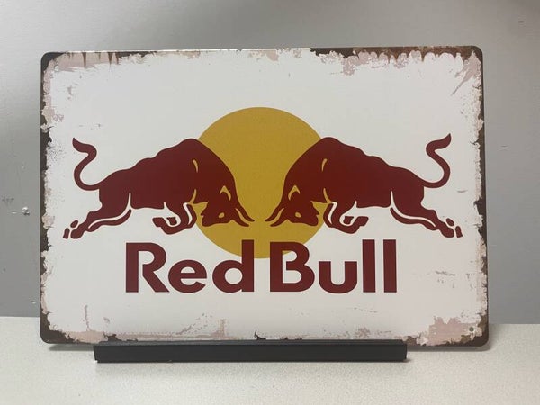 Red Bull metalen reclamebord (Old Look)